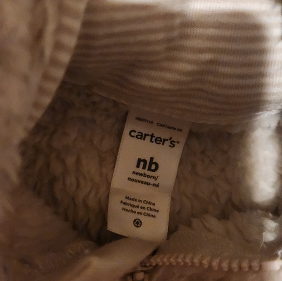 NEWBORN fleece winter onsie - Picture 3 of 4